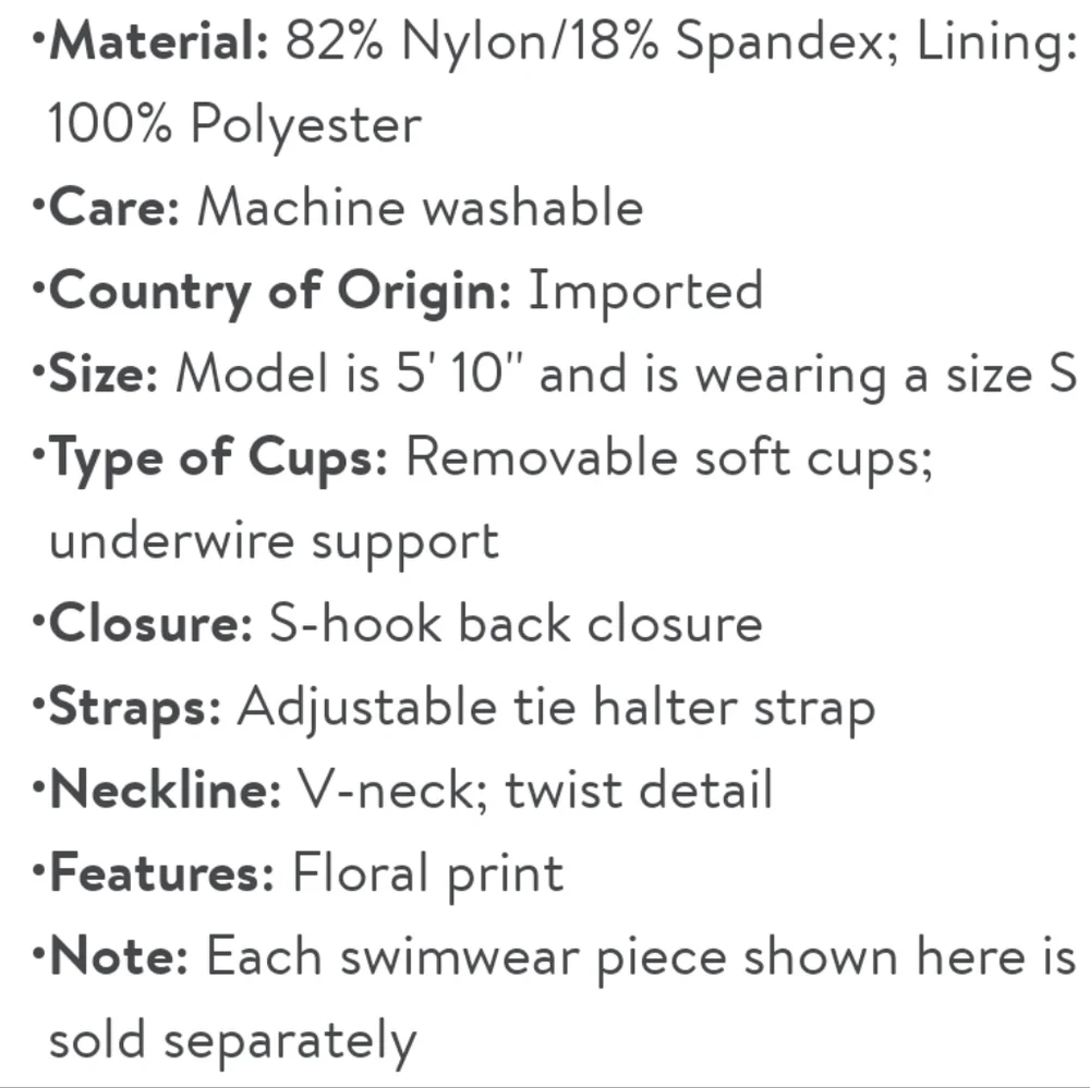 Bikini top nwt